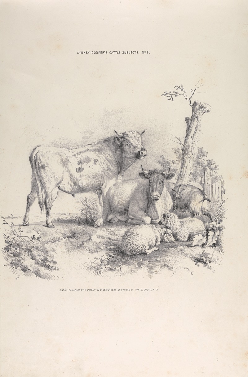 Thomas Sydney Cooper's cattle subjects Pl.03 — Томас Сидни Купер