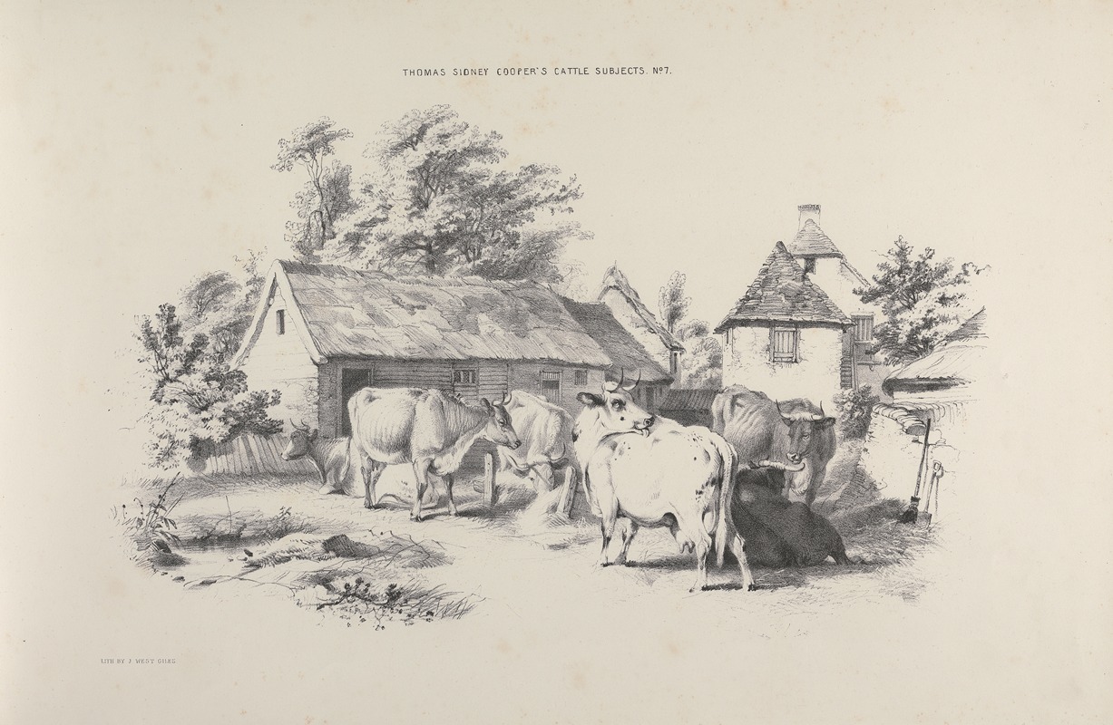 Thomas Sydney Cooper's cattle subjects Pl.07 — Томас Сидни Купер