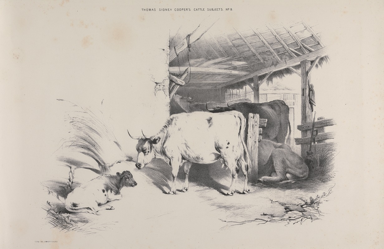 Thomas Sydney Cooper's cattle subjects Pl.09 — Thomas Sidney Cooper