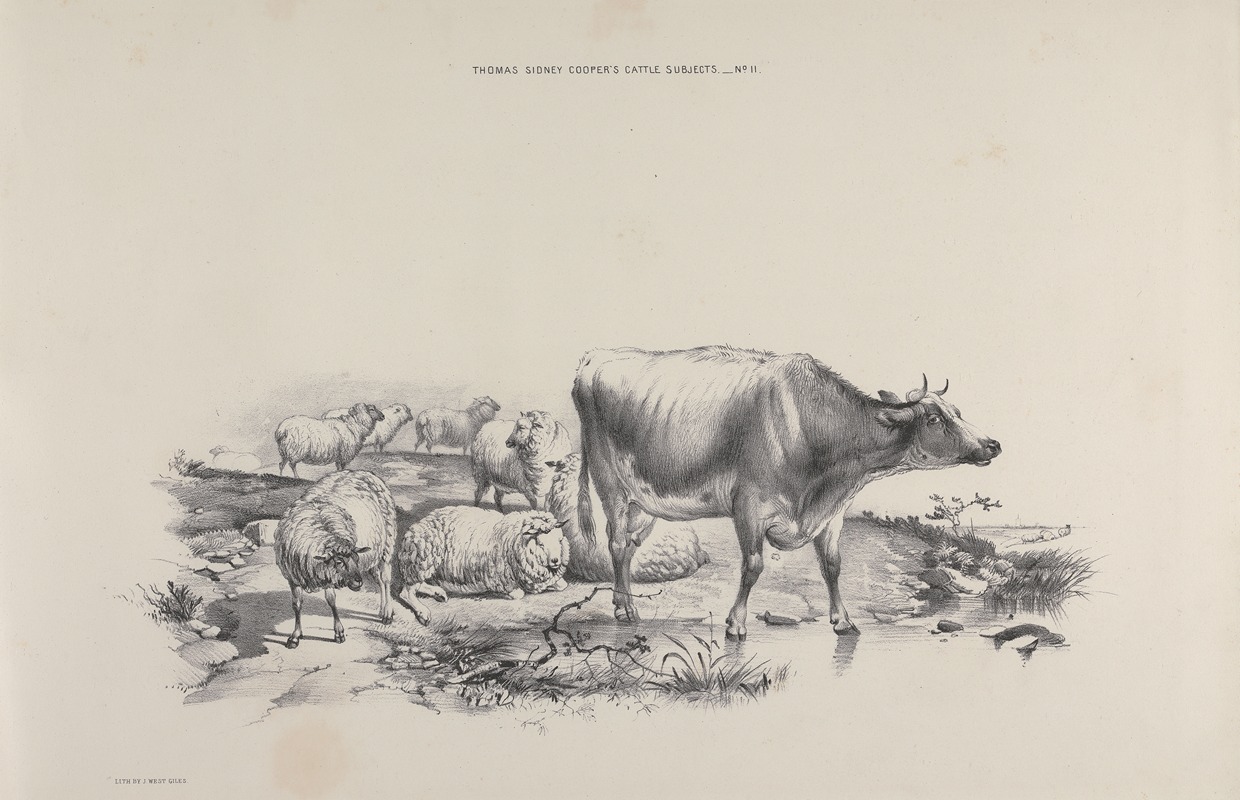 Thomas Sydney Cooper's cattle subjects Pl.11 — Томас Сидни Купер