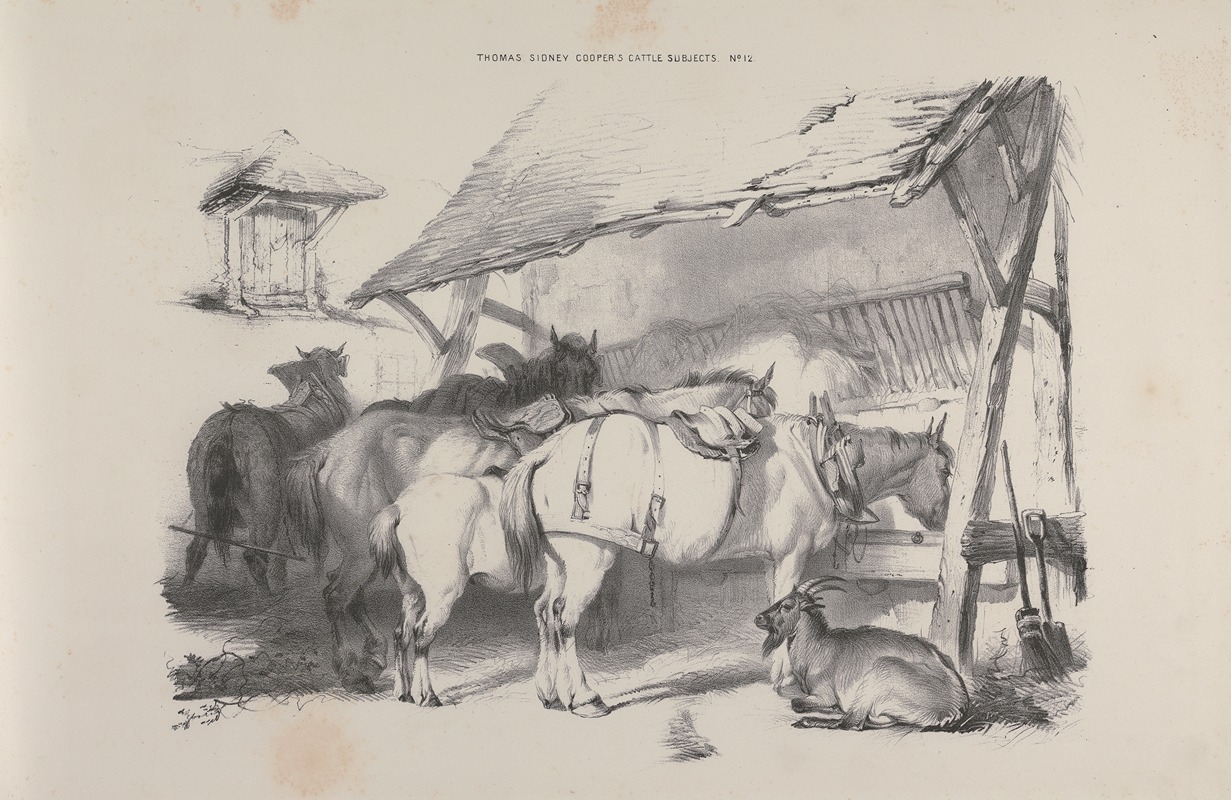 Thomas Sydney Cooper's cattle subjects Pl.12 — Томас Сидни Купер