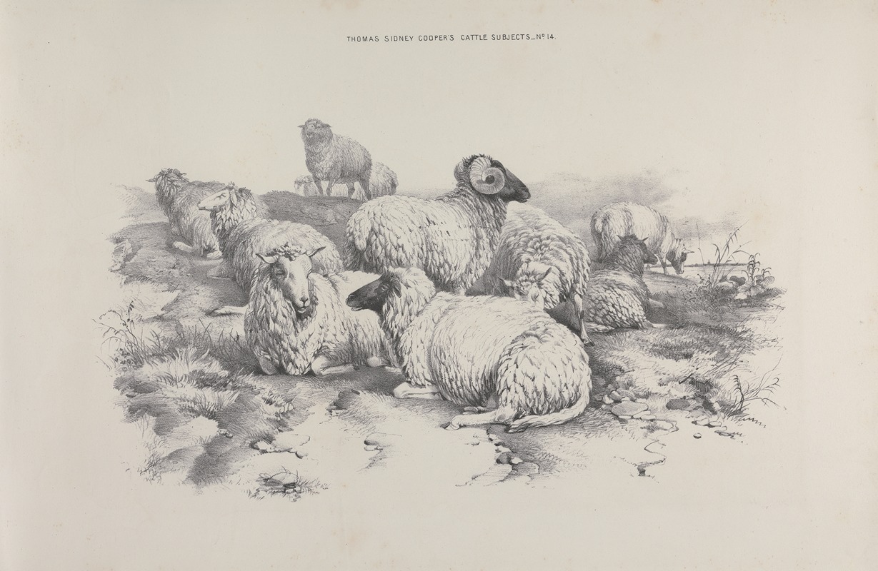 Thomas Sydney Cooper's cattle subjects Pl.14 — Томас Сидни Купер