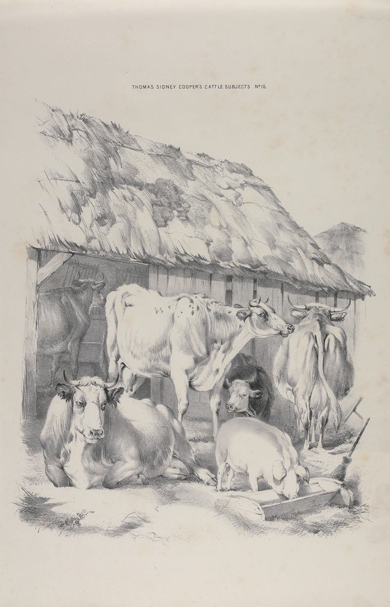 Thomas Sydney Cooper's cattle subjects Pl.15 — Томас Сидни Купер