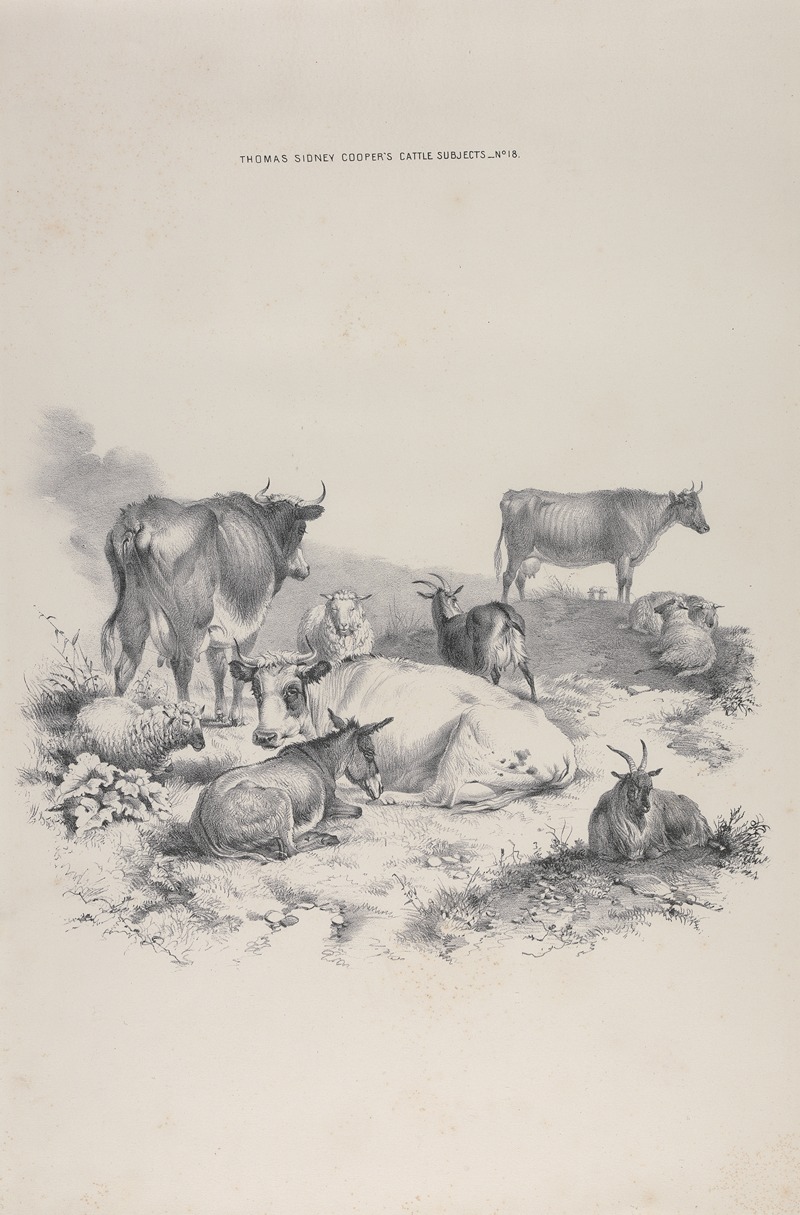 Thomas Sydney Cooper's cattle subjects Pl.18 — Томас Сидни Купер