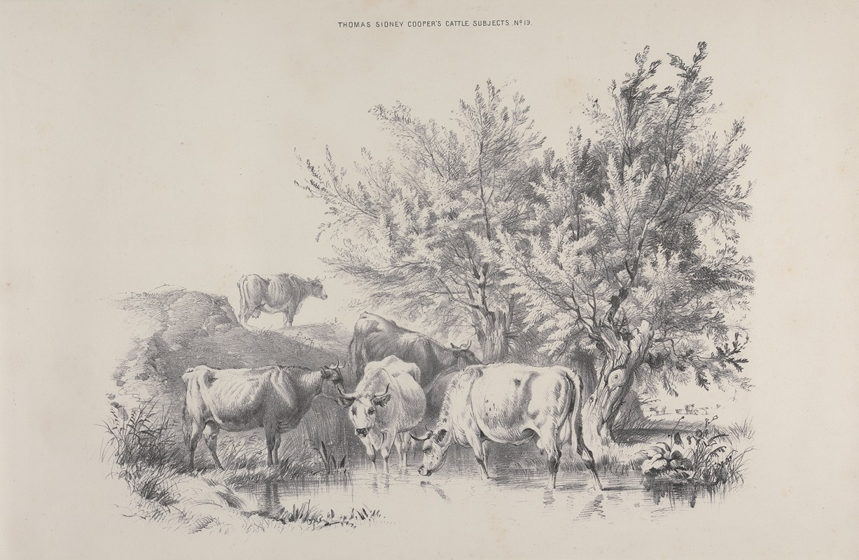 Thomas Sydney Cooper's cattle subjects Pl.19 — Томас Сидни Купер