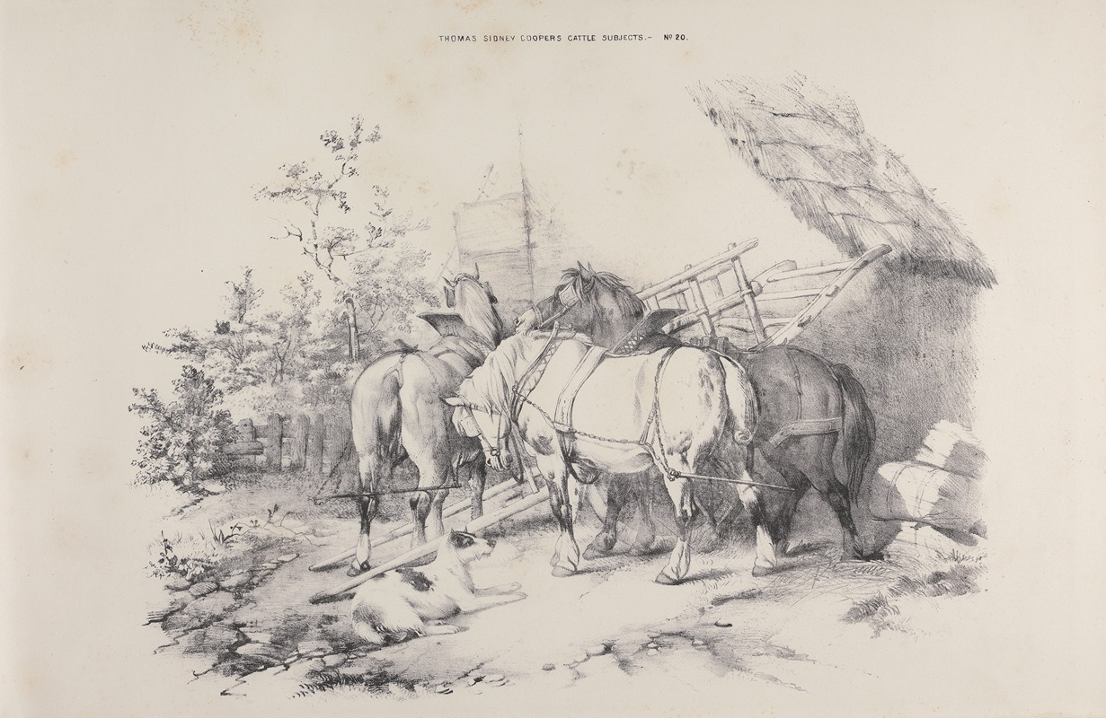 Thomas Sydney Cooper's cattle subjects Pl.20 — Thomas Sidney Cooper