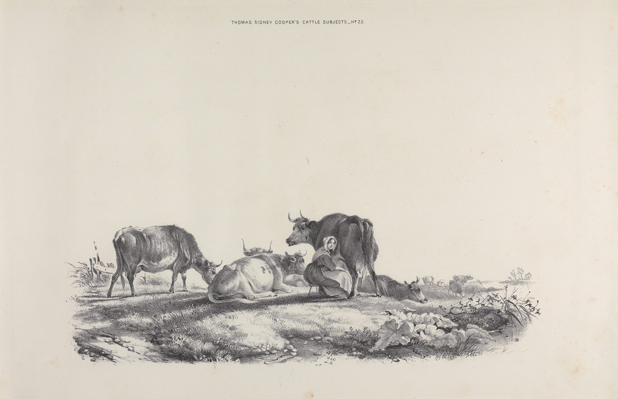 Thomas Sydney Cooper's cattle subjects Pl.23 — Томас Сидни Купер