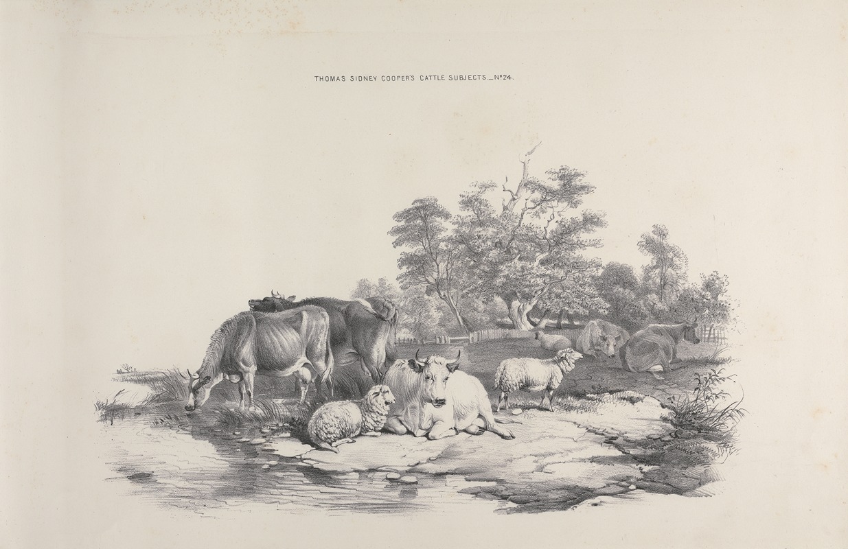 Thomas Sydney Cooper's cattle subjects Pl.24 — Томас Сидни Купер