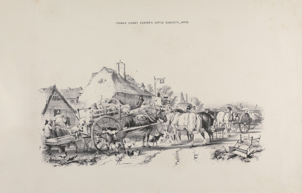 Thomas Sydney Cooper's cattle subjects Pl.25 — Thomas Sidney Cooper