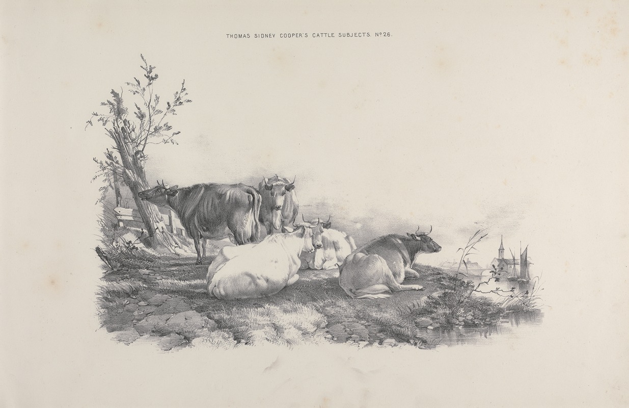 Thomas Sydney Cooper's cattle subjects Pl.26 — Thomas Sidney Cooper