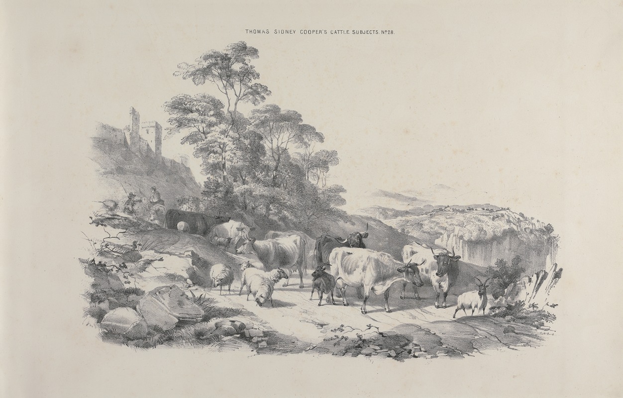 Thomas Sydney Cooper's cattle subjects Pl.28 — Томас Сидни Купер
