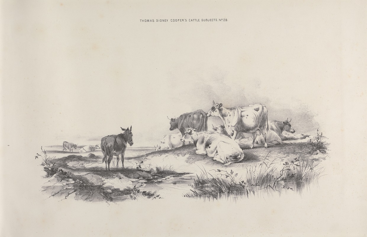 Thomas Sydney Cooper's cattle subjects Pl.29 — Томас Сидни Купер