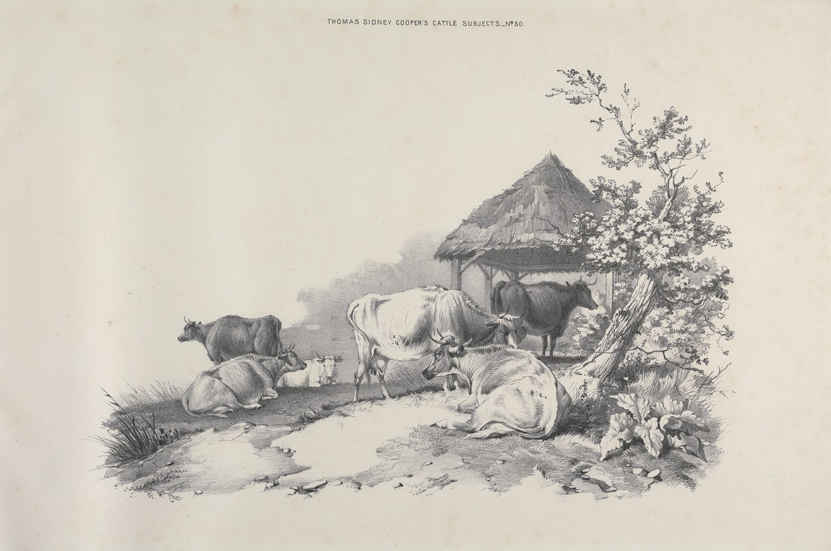 Thomas Sydney Cooper's cattle subjects Pl.30 — Томас Сидни Купер