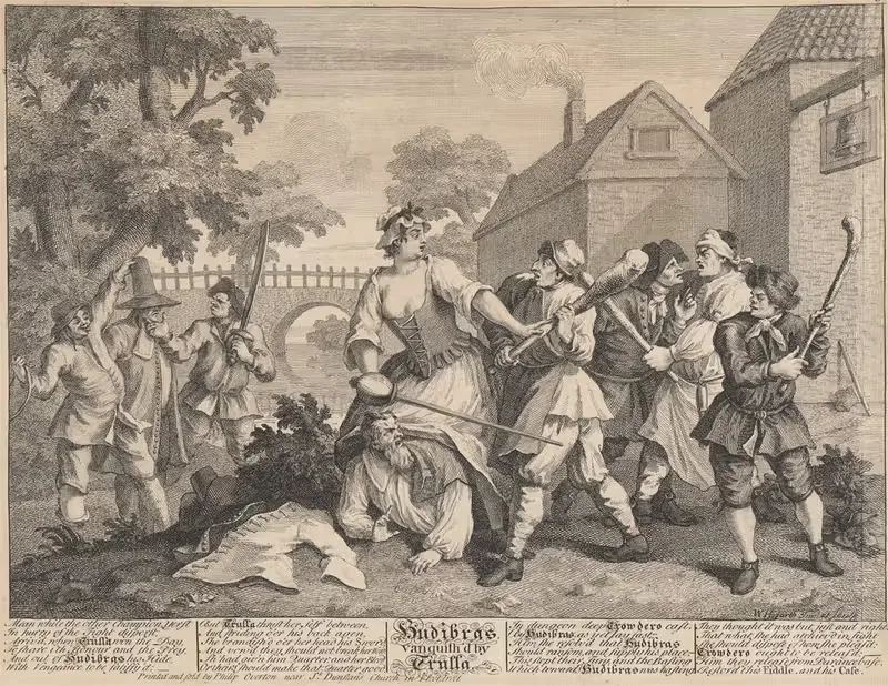 Hudibras Vanquish'd by Trulla — William Hogarth