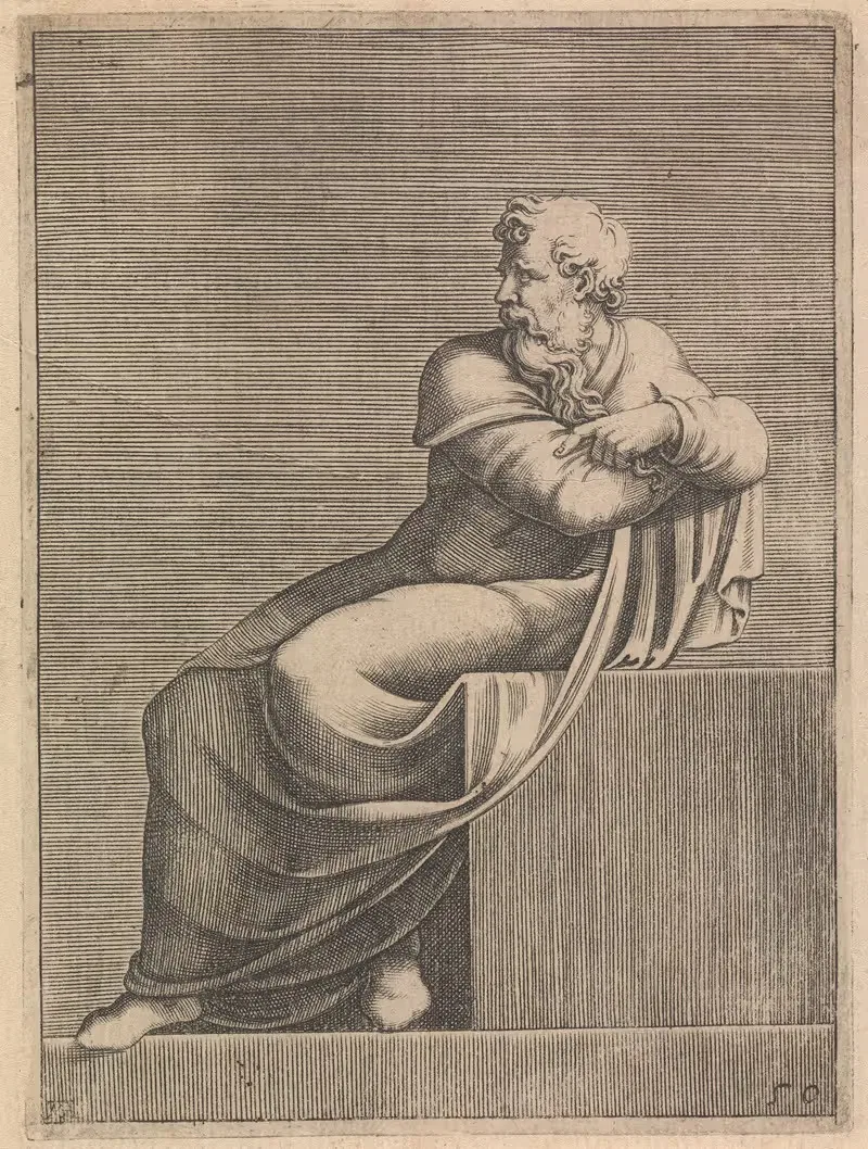 Achim, Ancestor of Christ — Adamo Scultori