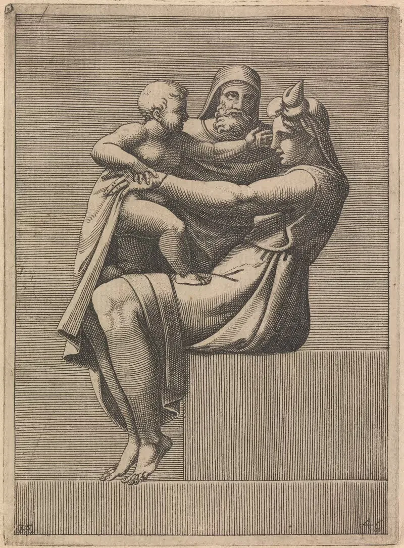 Eleazar, Ancestor of Christ — Adamo Scultori