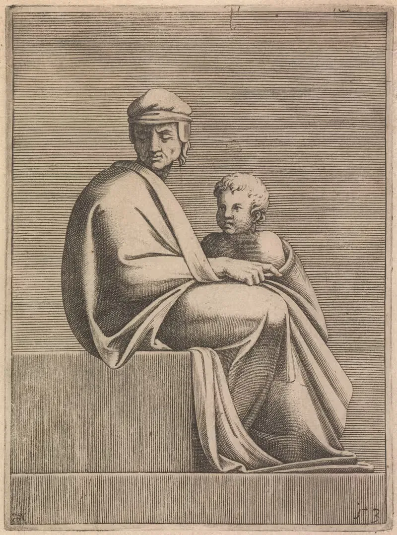 Eliakim, Ancestor of Christ — Adamo Scultori