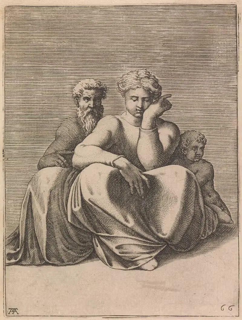Jesse, Ancestor of Christ — Adamo Scultori