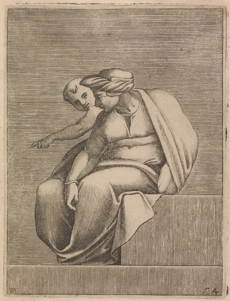 Joatham, Ancestor of Christ — Adamo Scultori