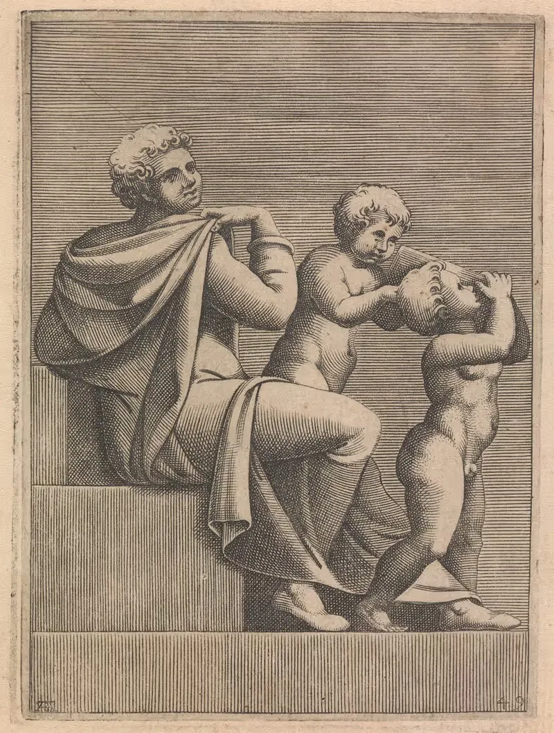Joseph, Ancestor of Christ — Adamo Scultori