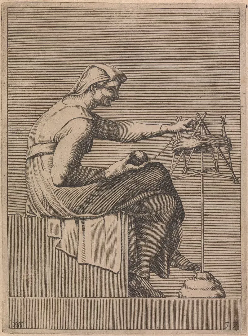 Solomon, Ancestor of Christ — Adamo Scultori