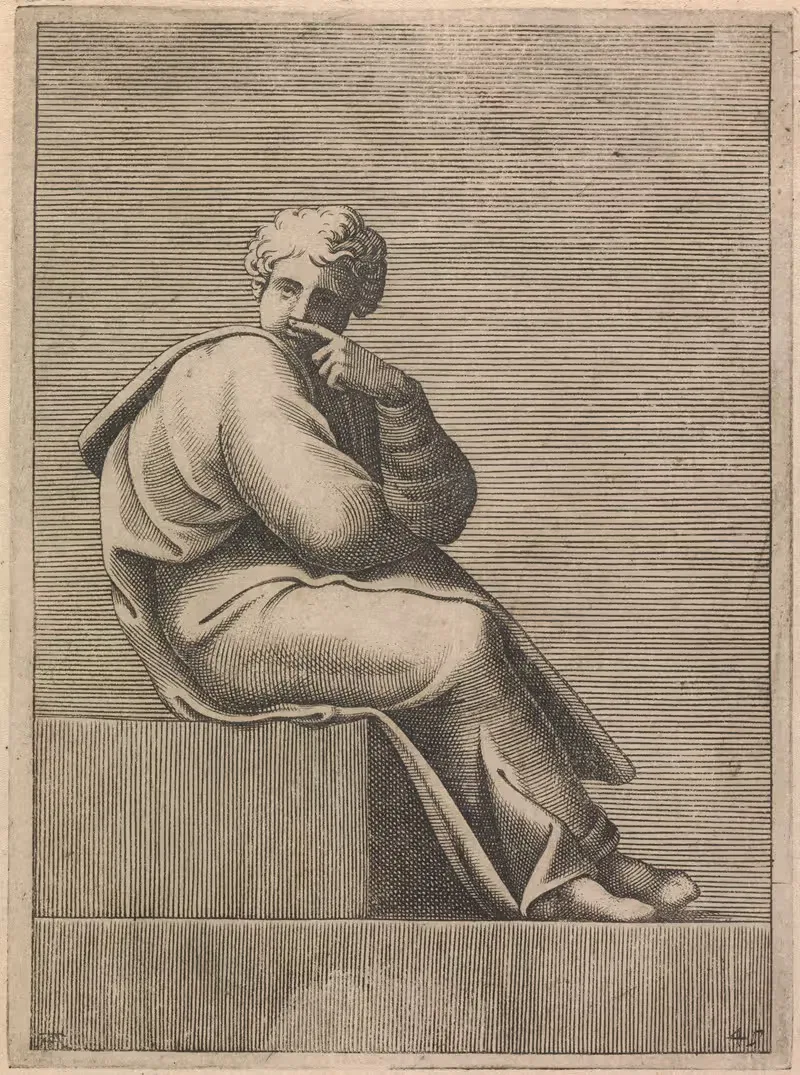 Zadoch, Ancestor of Christ — Adamo Scultori
