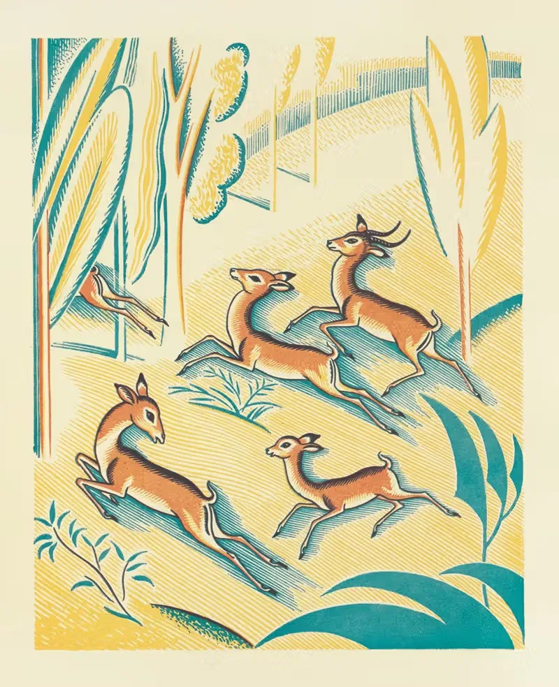 Пикник в джунглях Пл.01 by Клиффорд Уэбб, 1934 — digital art print download