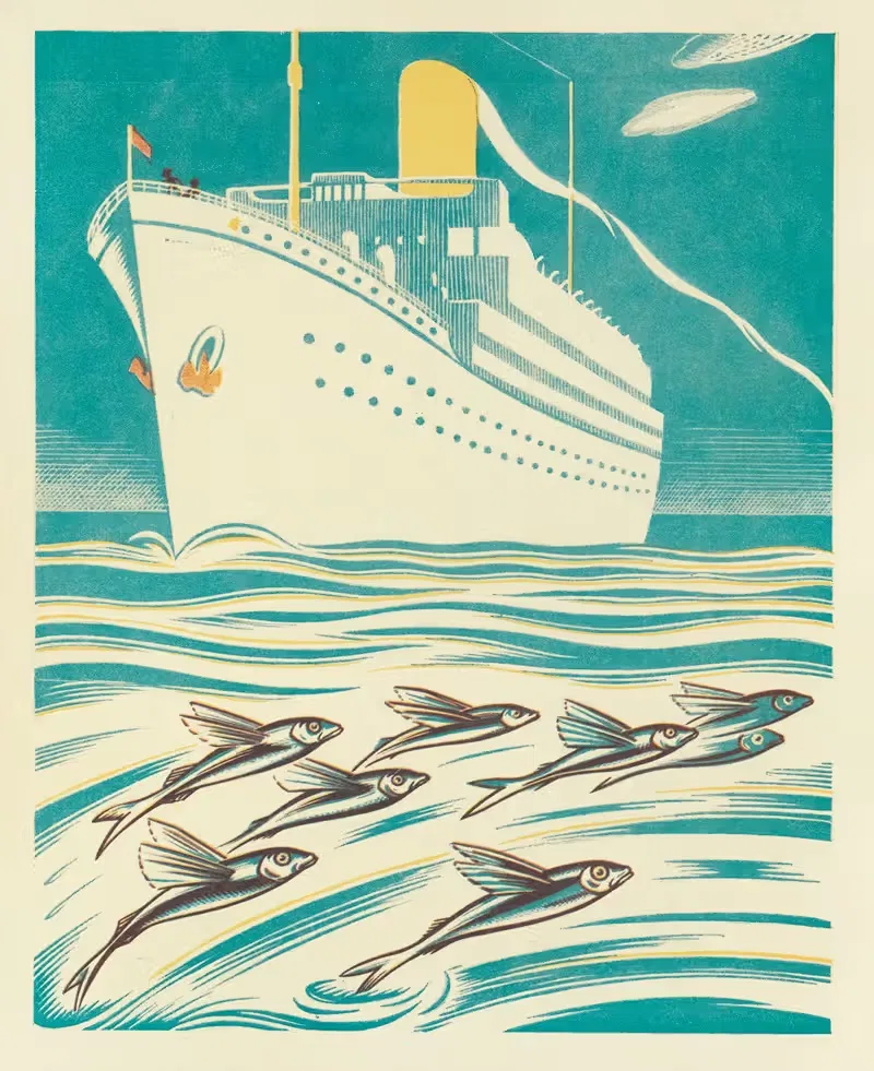 Джунгли на пикнике, пл. 17 by Клиффорд Уэбб, 1934 — digital art print download
