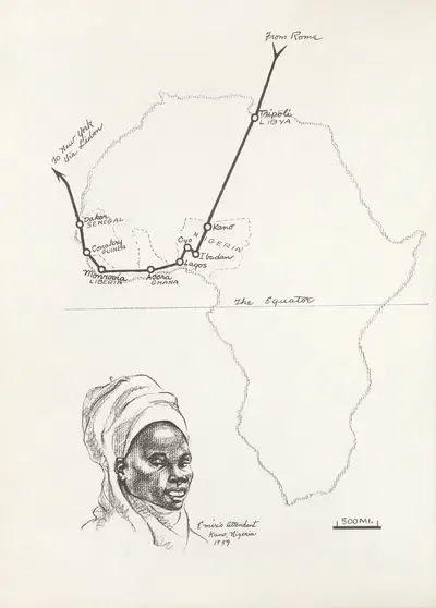 West Africa Vignettes Pl.29 by Elton Fax, 1960 — digital art print download