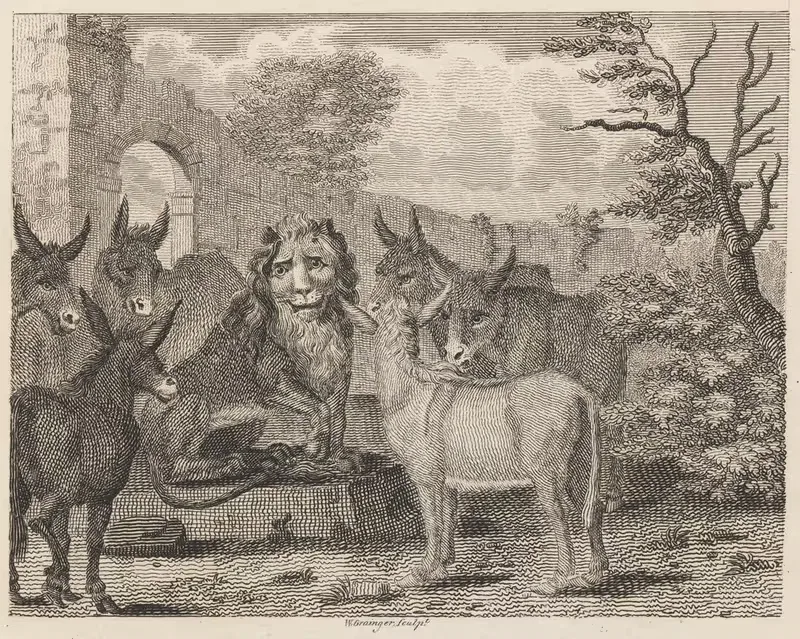 Fable XIX. The Lion and the Cub — John Wootton