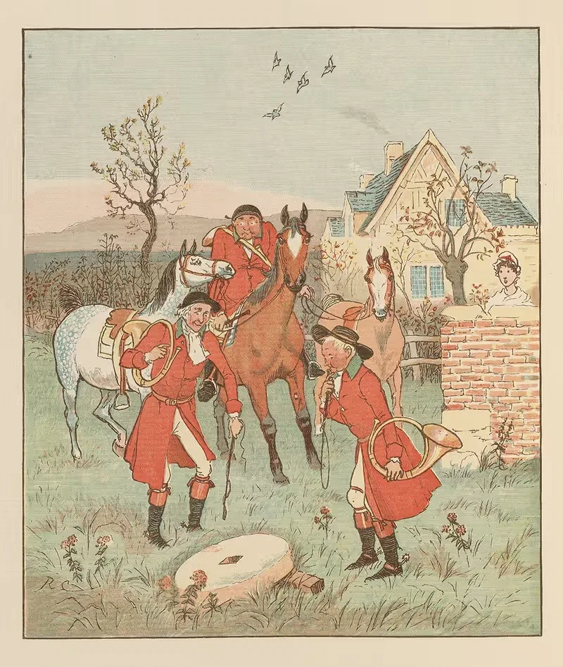 The Three Jovial Huntsmen Pl.4 — Randolph Caldecott