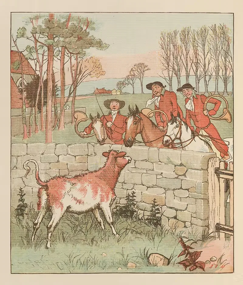 The Three Jovial Huntsmen Pl.5 — Randolph Caldecott