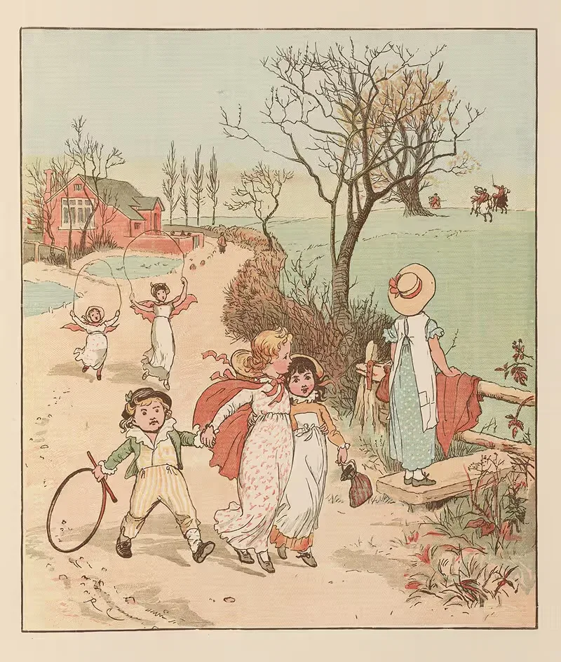 The Three Jovial Huntsmen Pl.6 — Randolph Caldecott