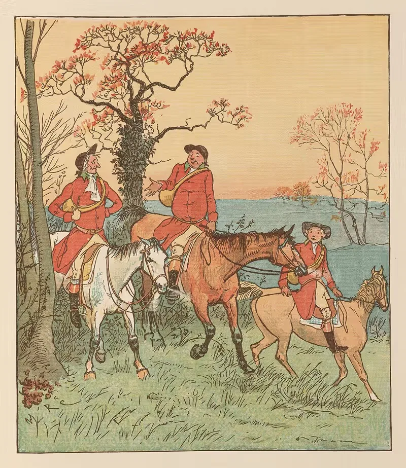 The Three Jovial Huntsmen Pl.9 — Randolph Caldecott