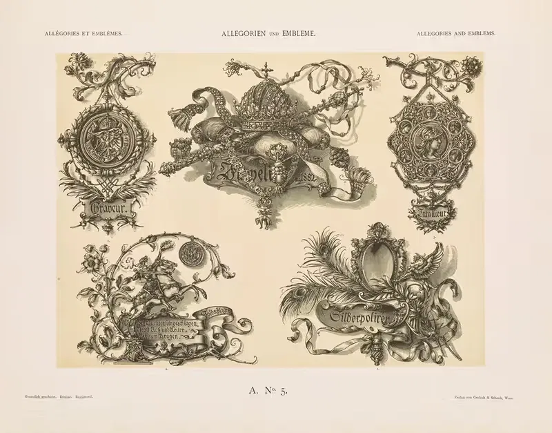 Allegorien und Embleme Vol. II Pl.005 — Albert Ilg