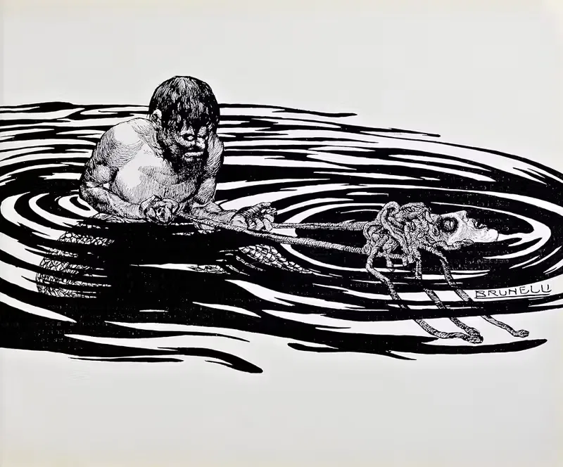 Novissima Pl.10 by Edoardo de Fonseca (Editor), 1901-1905 — digital art print download
