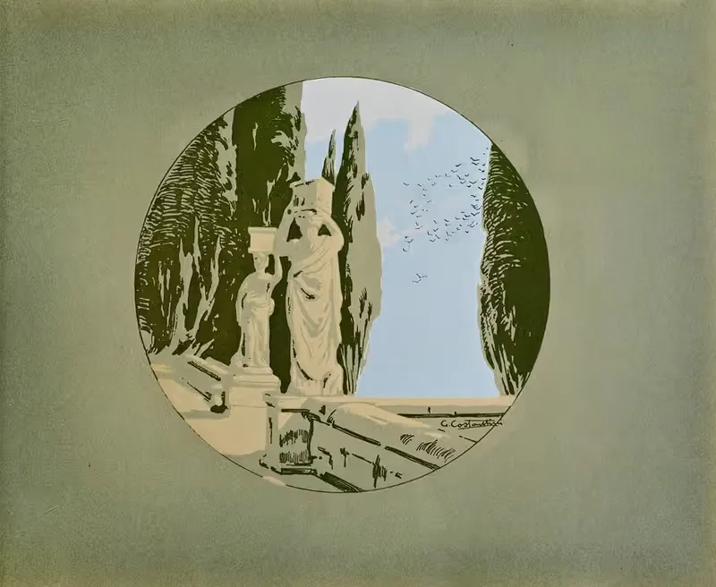 Novissima Pl.44 by Edoardo de Fonseca (Editor), 1901-1905 — digital art print download