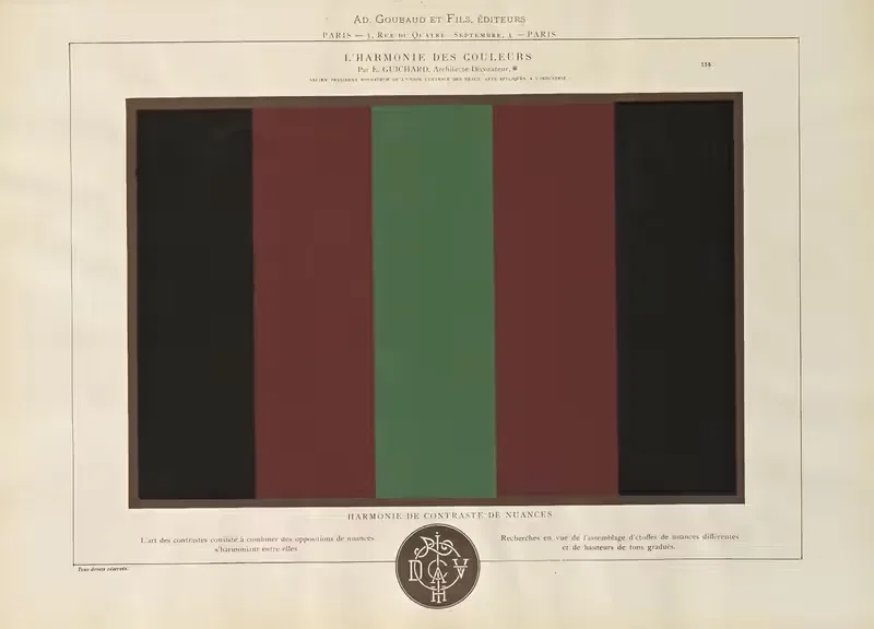 Гармония цветов Pl.106 by Эдуар Гишар, 1880 — digital art print download
