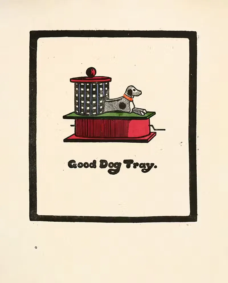 Good Dog Tray by Edward Gordon Craig, 1899 — digital art print download