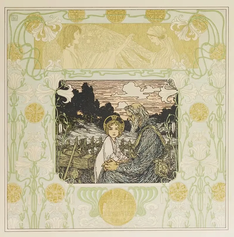 Oesterreichische Monatsbilder Pl.07 — Heinrich Lefler