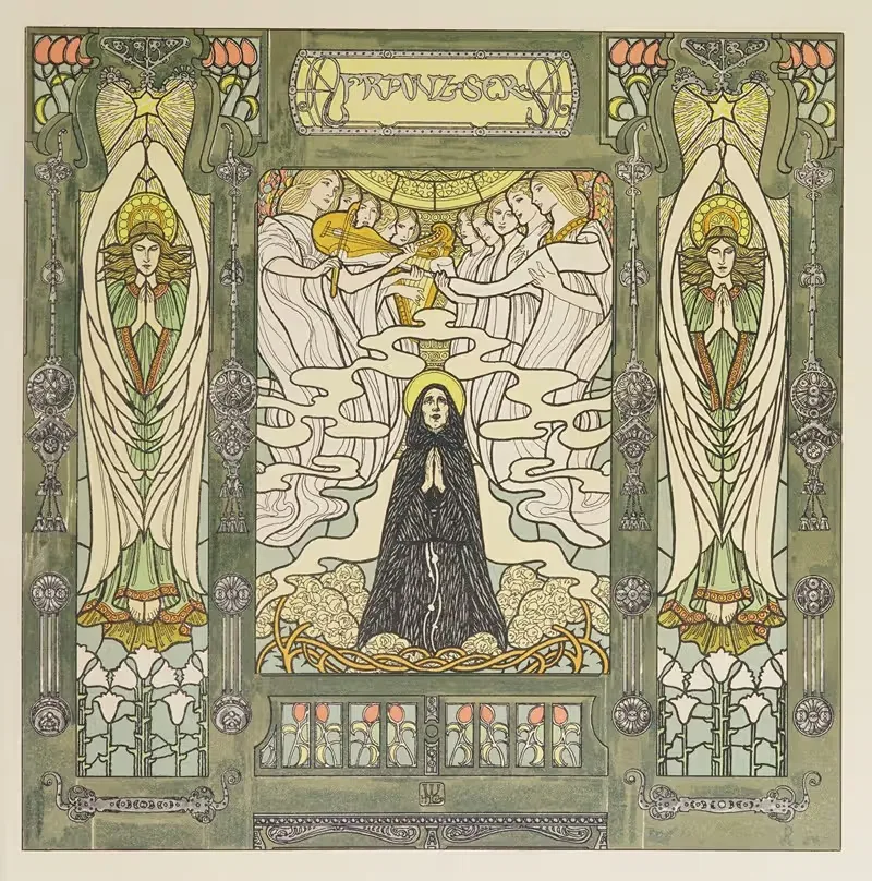 Oesterreichische Monatsbilder Pl.21 — Heinrich Lefler