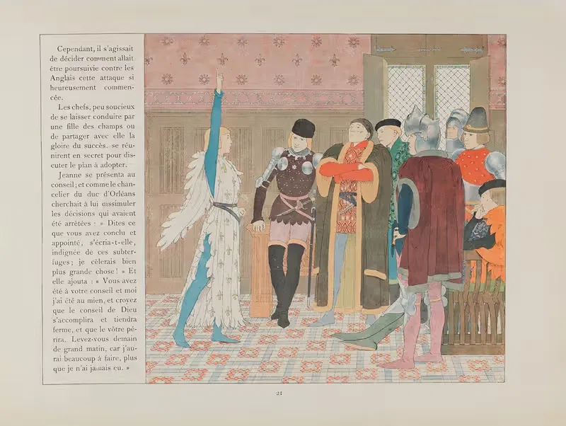 Jeanne d'Arc Pl.18 by Louis Maurice Boutet de Monvel, 1896 — digital art print download