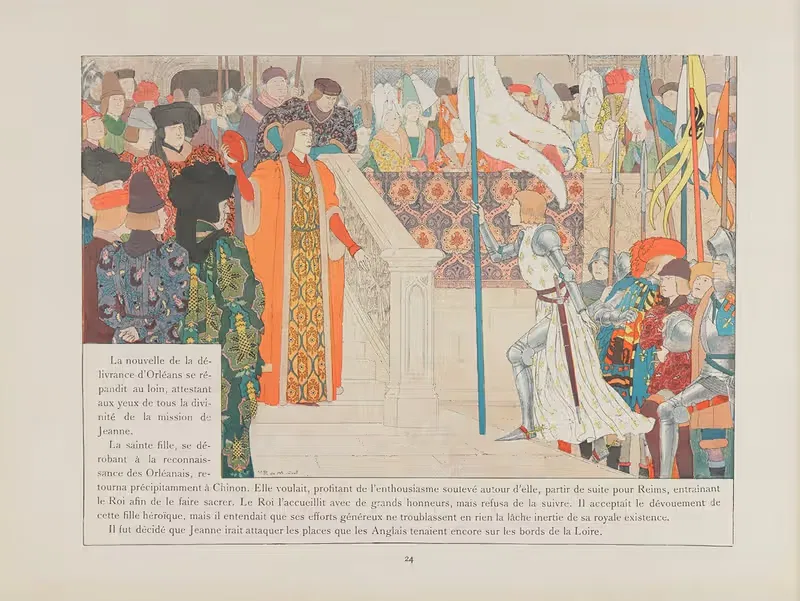 Жанна д'Арк, Пл.21 by Луи Морис Буте де Монвель, 1896 — digital art print download