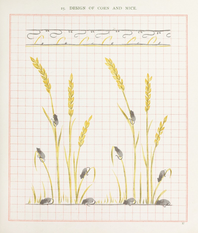 Brushwork Pl.25 by Marion Hudson, 1903 — digital art print download