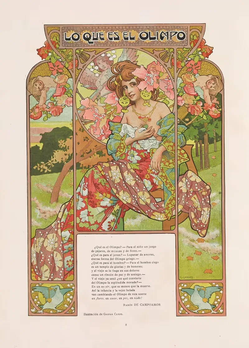 Альбом салон Pl.04 by Мигель Сегуи, 1903 — digital art print download