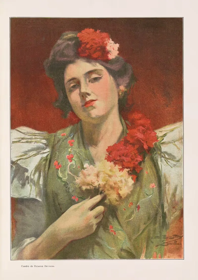 Альбом салон Pl.33 by Мигель Сегуи, 1903 — digital art print download