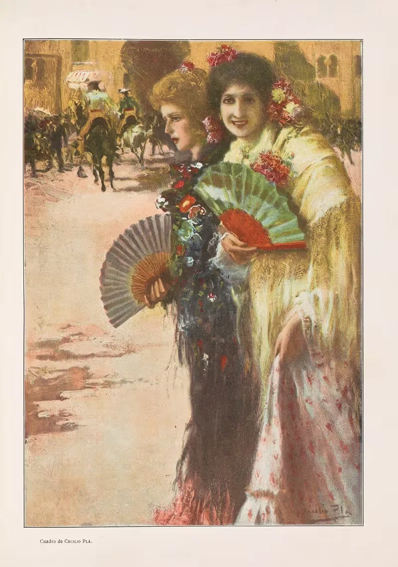 Альбом салона, пл. 37 by Мигель Сегуи, 1903 — digital art print download