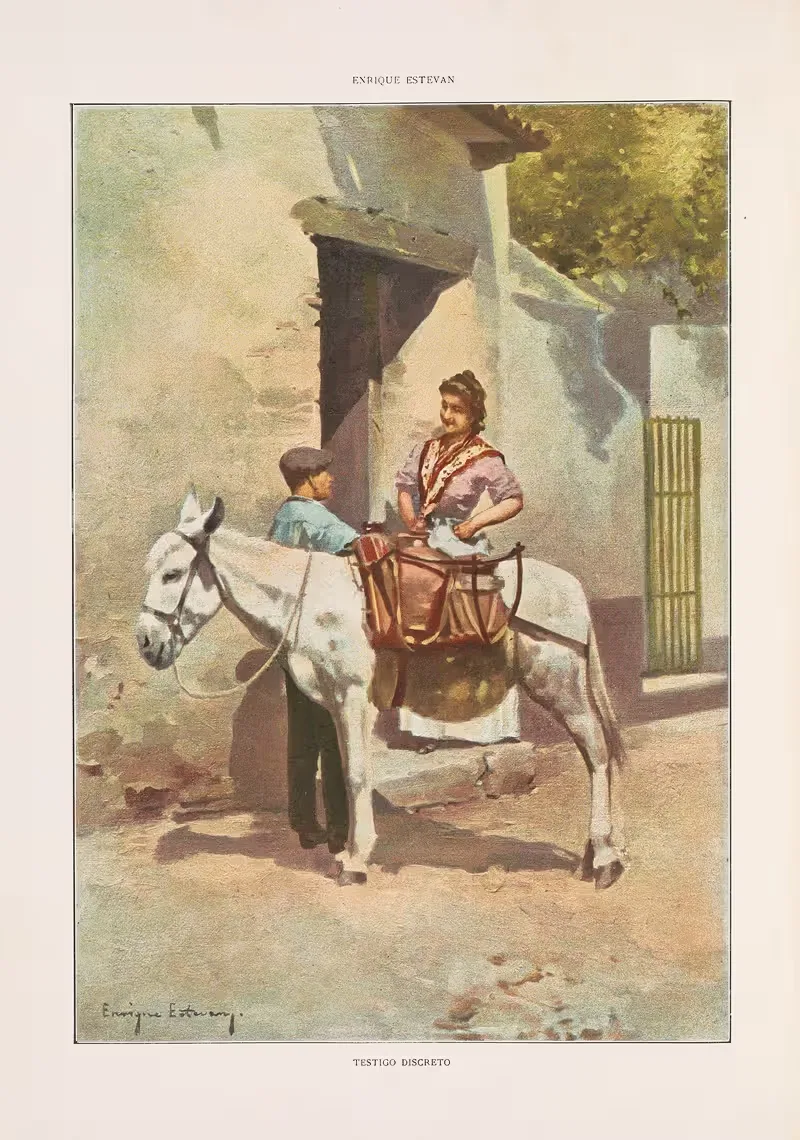 Альбом салона Pl.40 by Мигель Сегуи, 1903 — digital art print download
