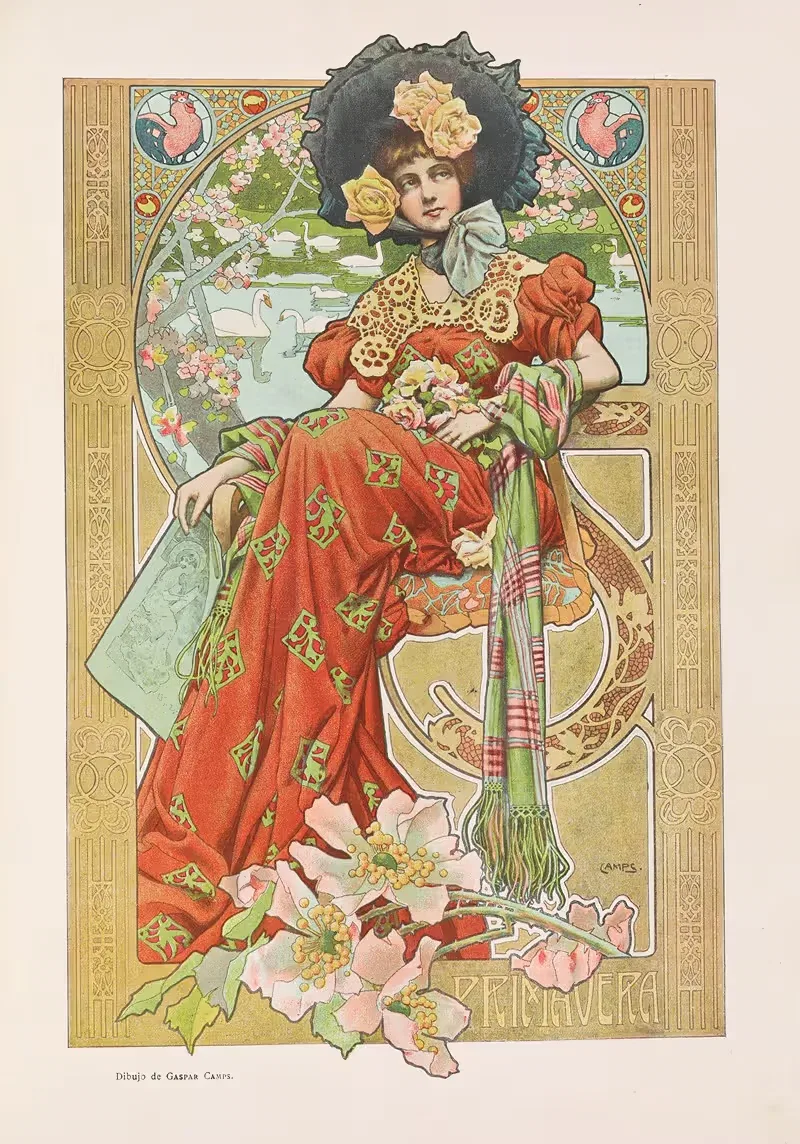 Альбом салон Пл.41 by Мигель Сегуи, 1903 — digital art print download