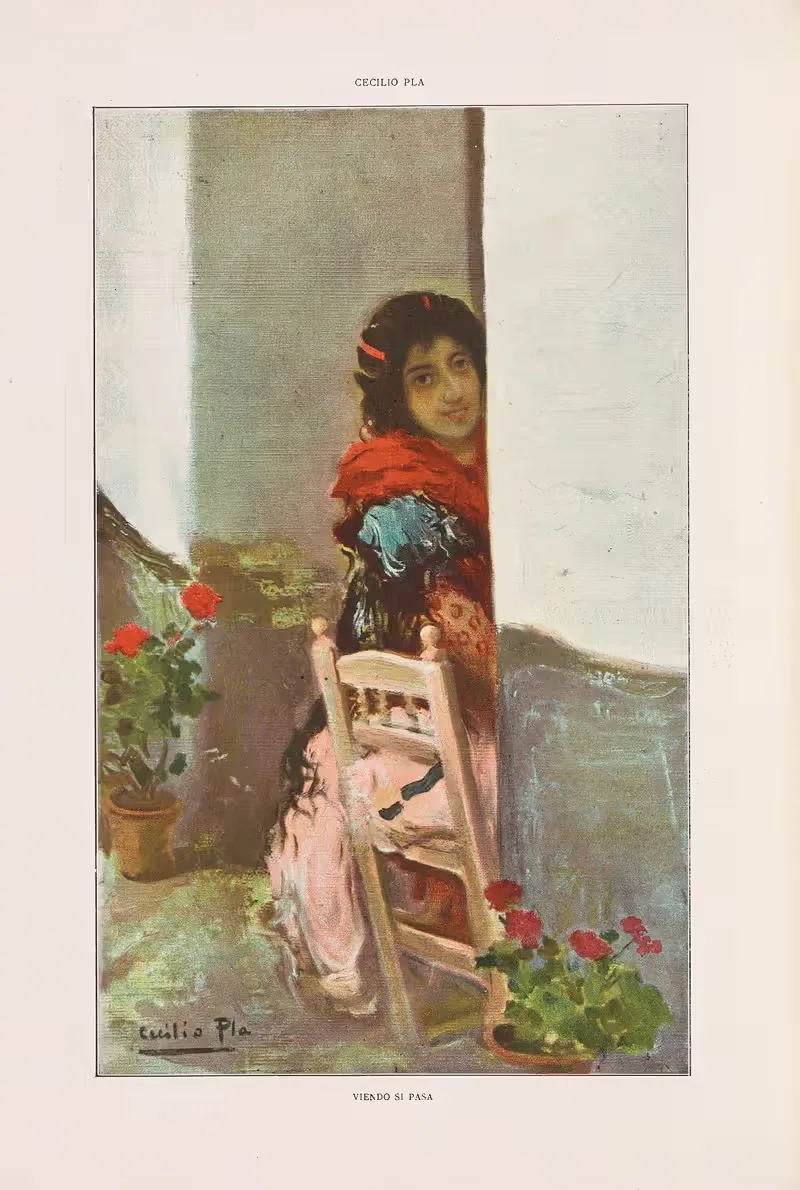 Альбом салона Пл.42 by Мигель Сегуи, 1903 — digital art print download